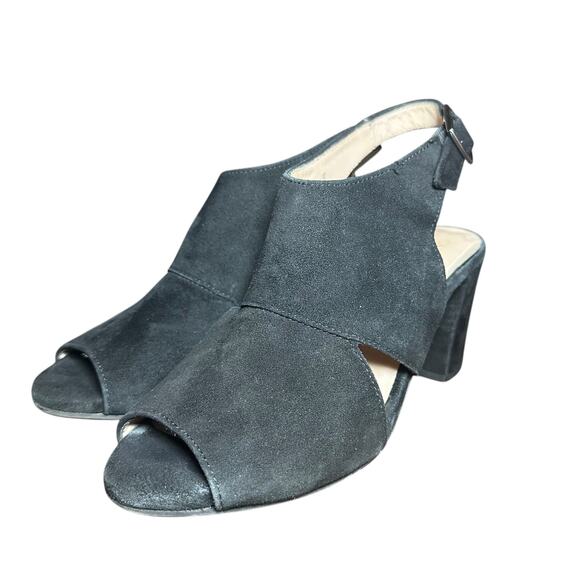 Carvela Black Suede Open-Toe Heel Sandals - Size 7 - Picture 5 of 12